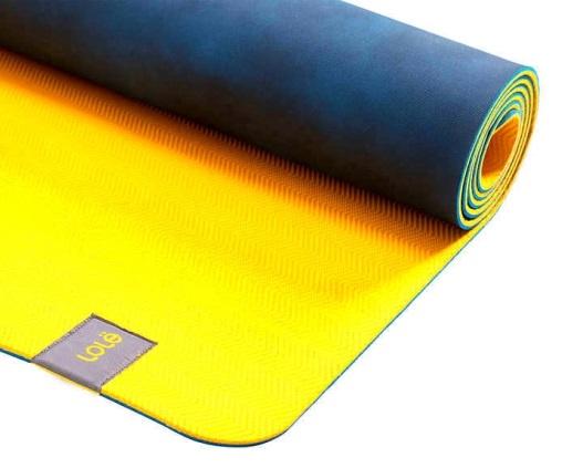 Lole Prima Gym Yoga Soft Mat With Strap Fitness Body Exercise