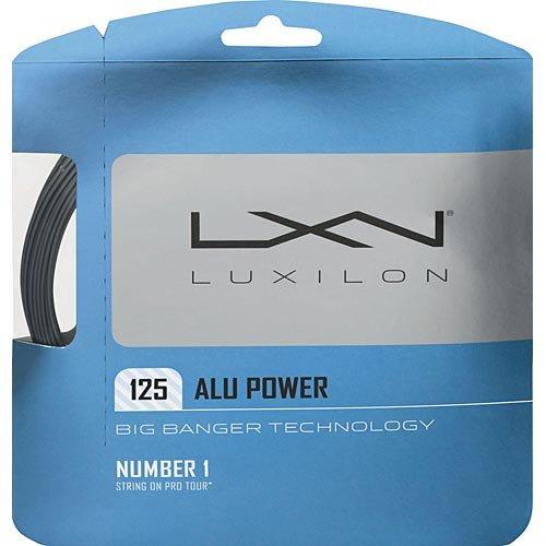 Luxilon Alu Power 125 16Lg Silver Tennis 12M String Set Tennis Strings Luxilon 