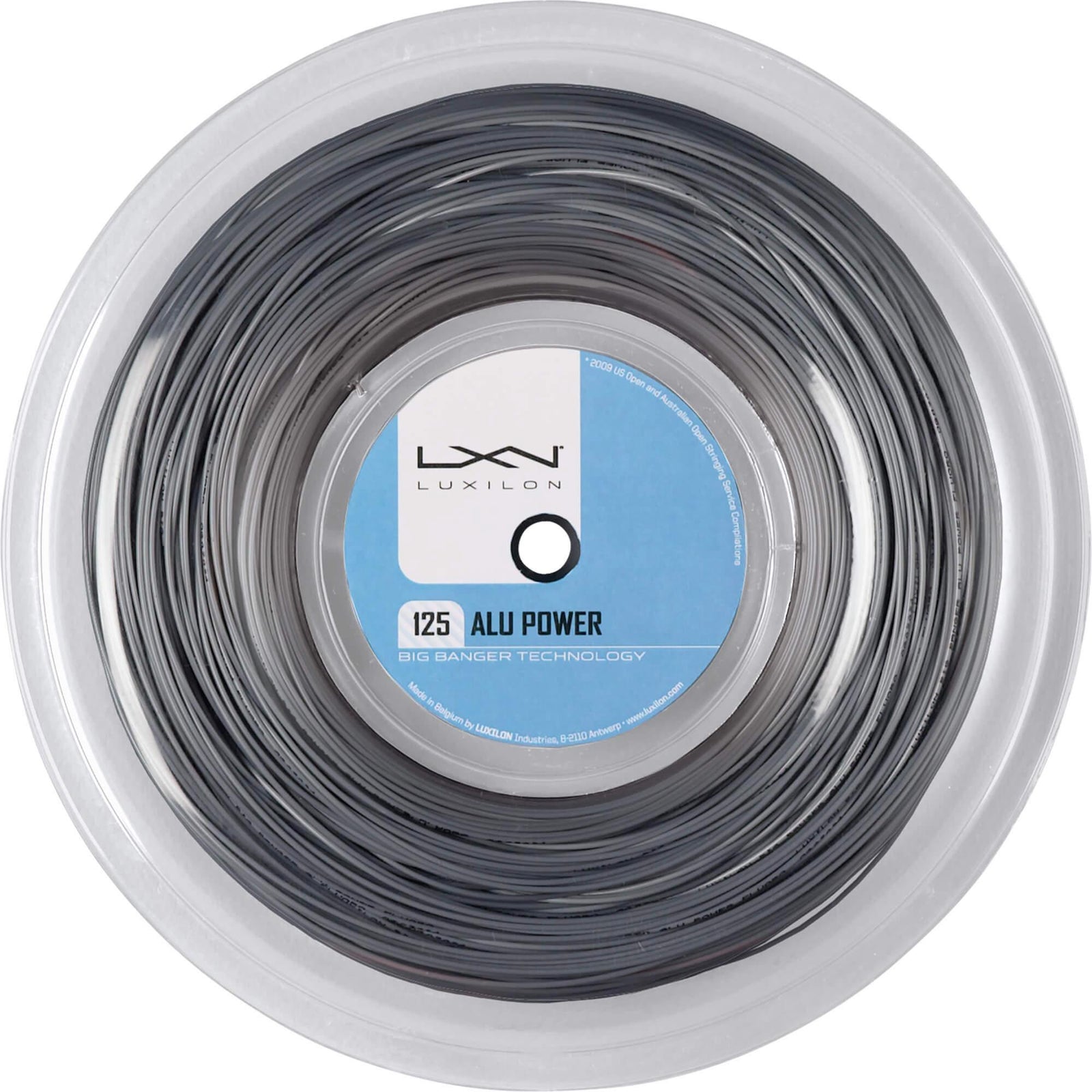 Luxilon Alu Power 125 16Lg Silver Tennis 220M/726Ft String Reel Tennis Strings Luxilon 