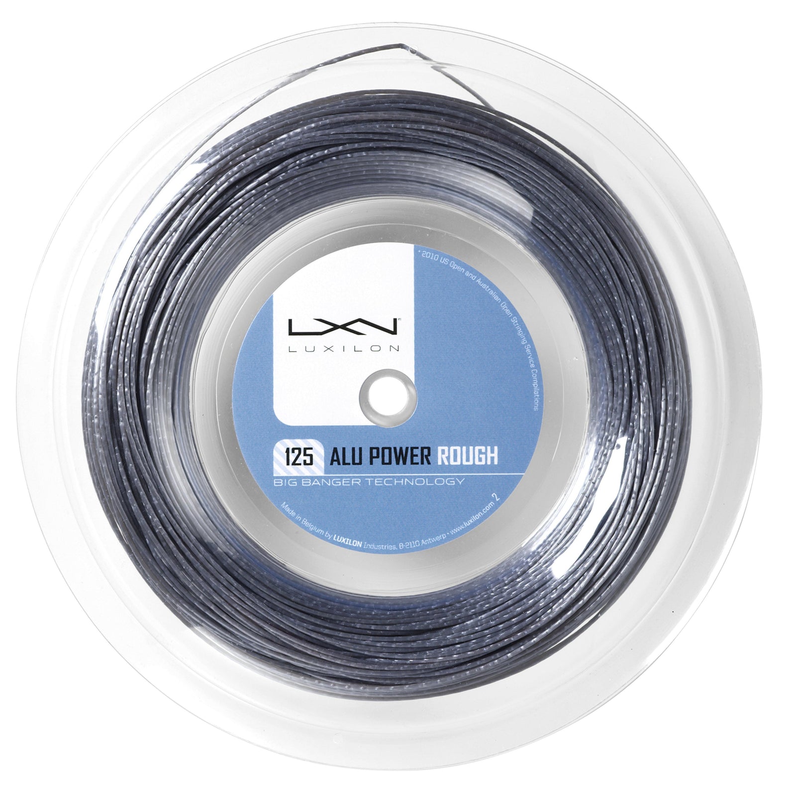 Luxilon Alu Power Rough 125 16Lg Silver Tennis 100M/330Ft String Reel Tennis Strings Luxilon 