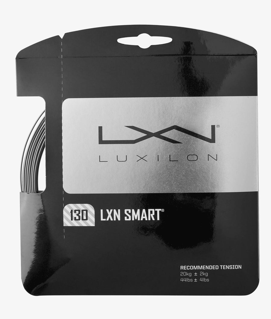 Luxilon LXN Smart 130 16Lg Black Tennis 12M String Set Tennis Strings Luxilon 