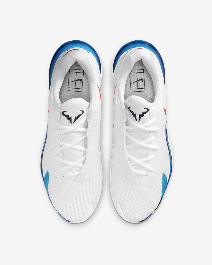 Nike Air Zoom Vapor Cage 4 RAFA Unisex Tennis Shoes DD1579-113 White/Chile Red/Binary Blue Men's Tennis Shoes Nike 