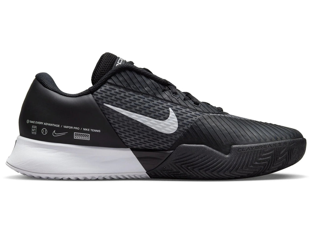 Nike Air Zoom Vapor Pro 2 CLY Black/White Tennis Men's Shoes DV2020-001 Men's Tennis Shoes Nike 