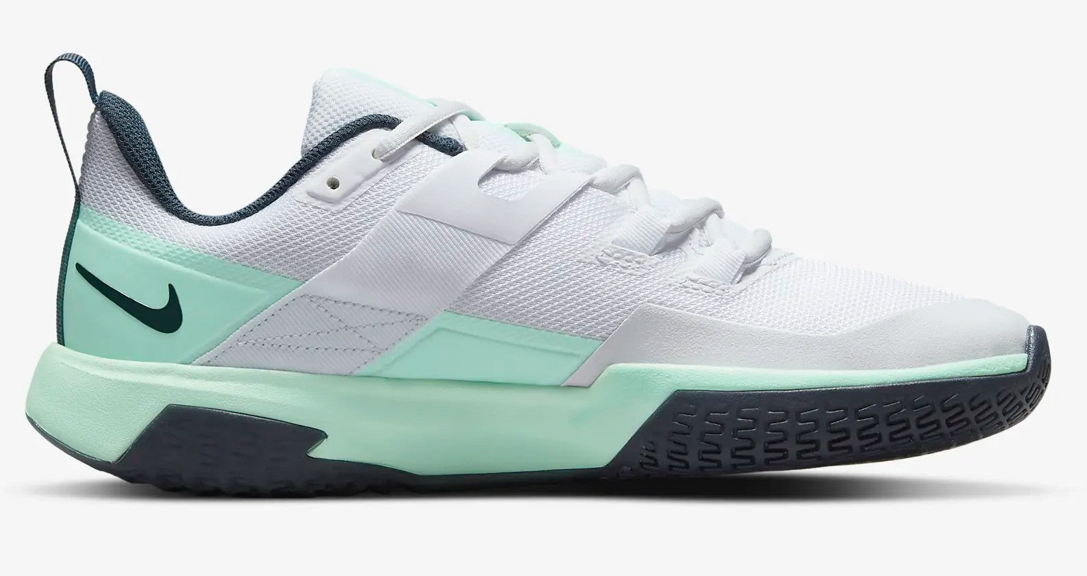 Nike Court Vapor Lite HC Tennis Women's Shoes DC3431-100 White/Mint Foam/Obsidian Women's Tennis Shoes Nike 