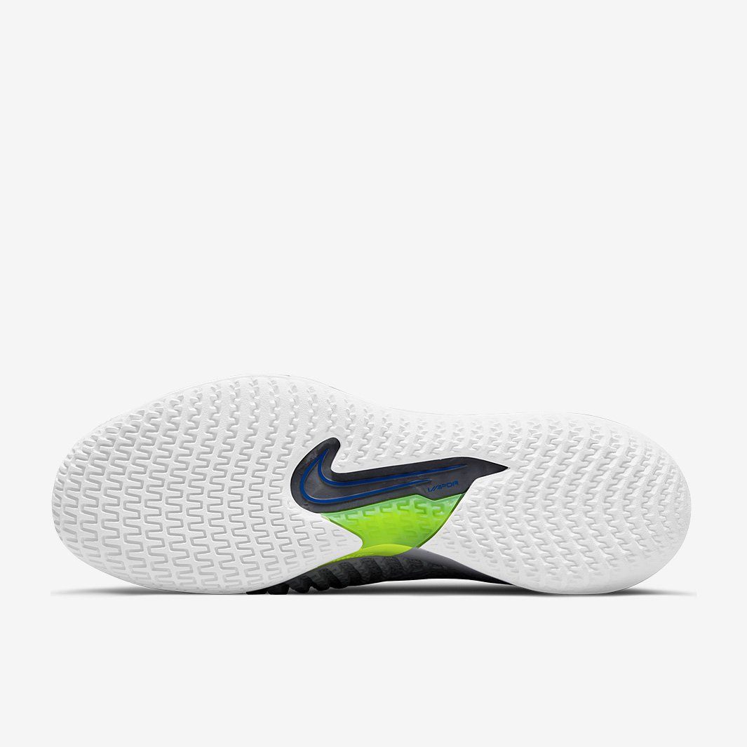 Nike React Vapor NXT HC Tennis Unisex Shoes CV0724-008 Smoke Grey/Hyper Royal/Aluminum Grey Fog/White Colt Men's Tennis Shoes Nike 