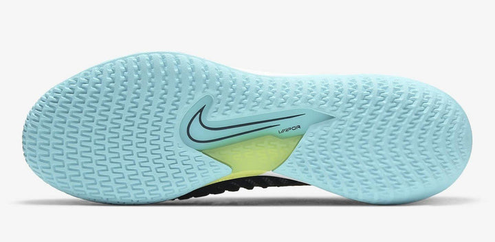 Nike React Vapor NXT HC Tennis Unisex Shoes CV0724-400 Obsidian/Gold/Blue Men's Tennis Shoes Nike 