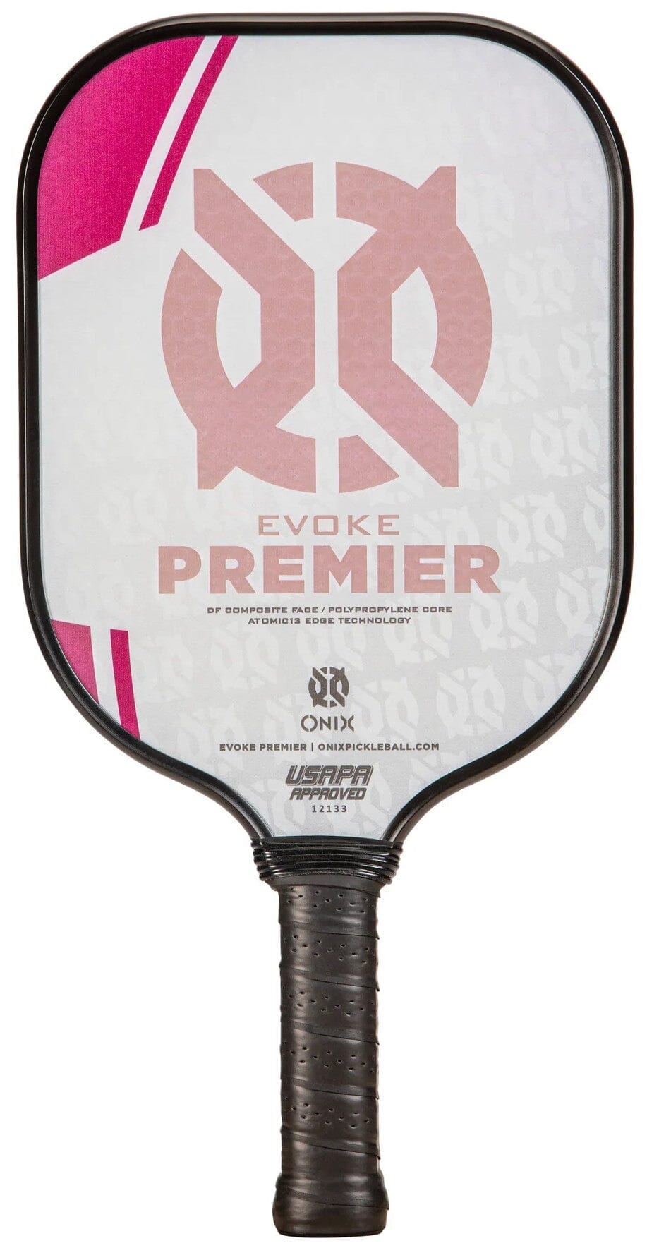 Onix Evoke Premier Pickleball Paddle Pickleball Paddles Onix Pink Medium (7.8-8.2oz) 