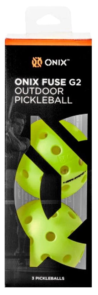 Onix Fuse G2 Pickleball Outdoor Ball 3-pack Pickleball Balls Onix 