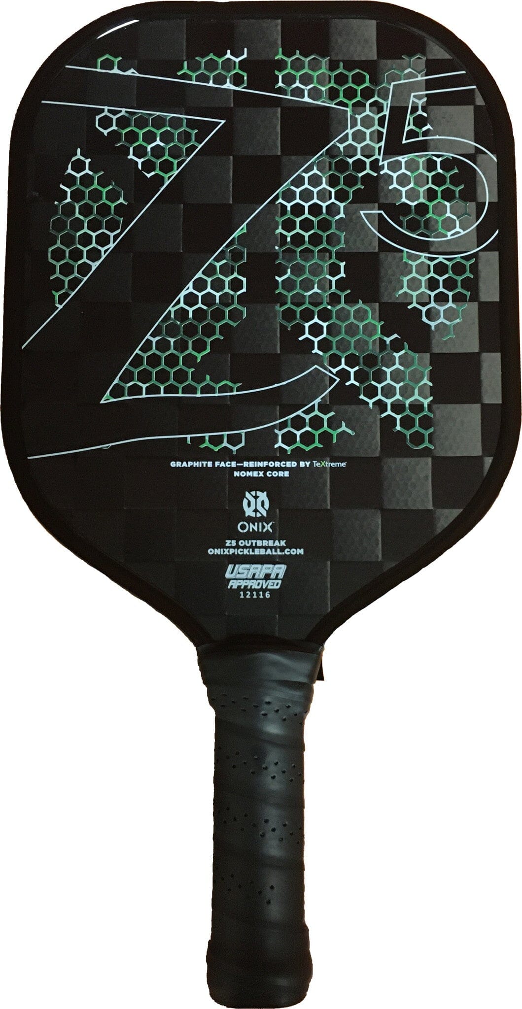 Onix Z5 Outbreak Pickleball Paddle Pickleball Paddles Onix Green Medium (7.8-8.2oz) 