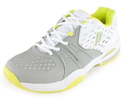 Prince Warrior Women's Tennis Shoes White/Grey/Lime Women's Tennis Shoes Prince 