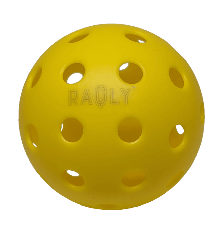 RAQLY Pickleball Q40 Outdoor Ball Pickleball Balls RAQLY Yellow One ball 