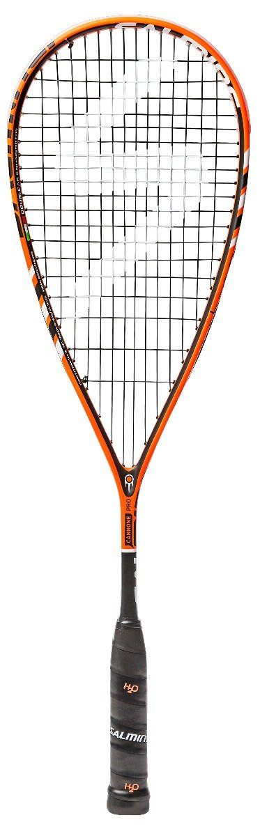 Salming Cannone Pro Aero Vectran Squash Racquet - Orange/Black Squash Racquets Salming 