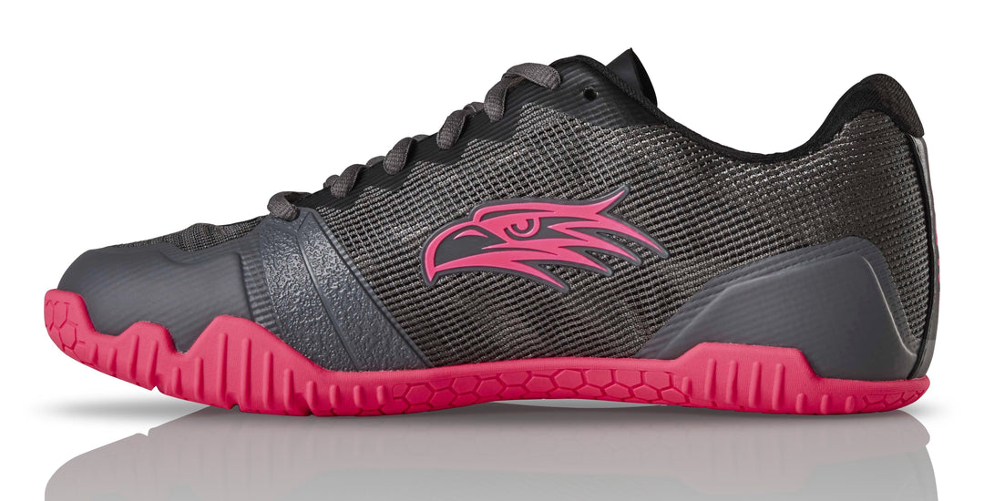 Salming Hawk Gunmetal/Pink Women's Court Shoes Women's Court Shoes Salming 