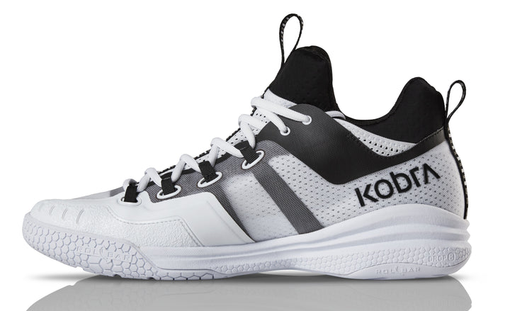 Salming Kobra Mid 2 Men's Court Shoe White/Black Men's Court Shoes Salming 