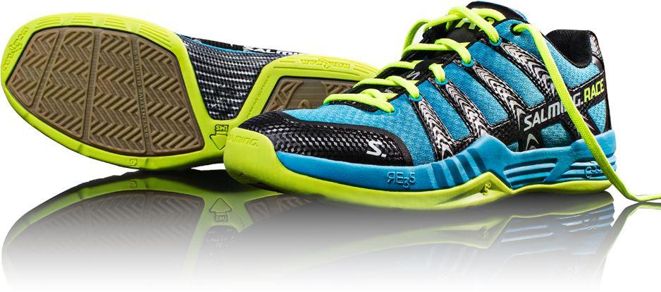 Salming Race R1 Autumn Eft Men's Court Shoes Cyan/Flyel 1233091-1319-4023 Men's Court Shoes Salming 