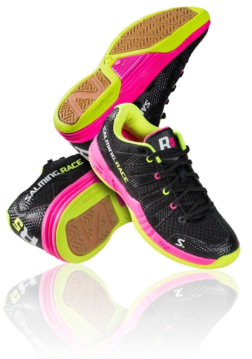 Salming Race R5 female Shoes Black/Pink Women's Court Shoes Salming 