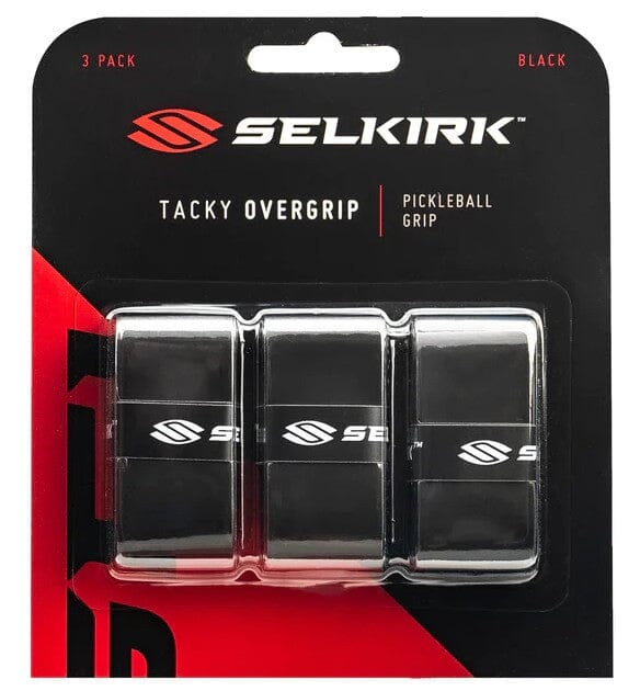 SELKIRK 3 PACK TACKY OVERGRIPS Grips Babolat Black 