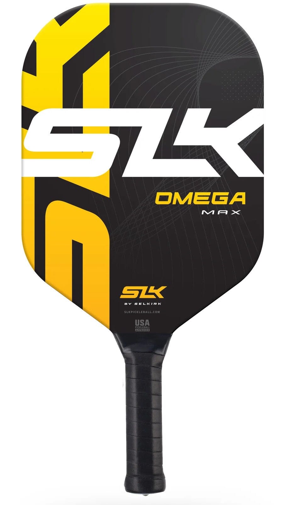 Selkirk SLK Halo Pickleball Paddle SLK Omega Max Pickleball Paddles Selkirk Medium (7.8-8.2oz) Yellow 