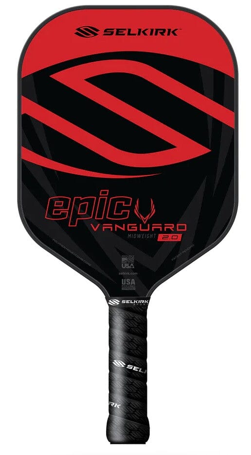 Selkirk Vanguard Epic Pickleball Paddle Pickleball Paddles Selkirk Light (7.3-7.8oz) Red 