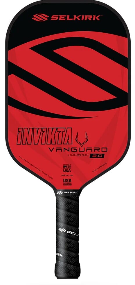 Selkirk Vanguard Invikta Pickleball Paddle Pickleball Paddles Selkirk Light (7.3-7.8oz) Red 