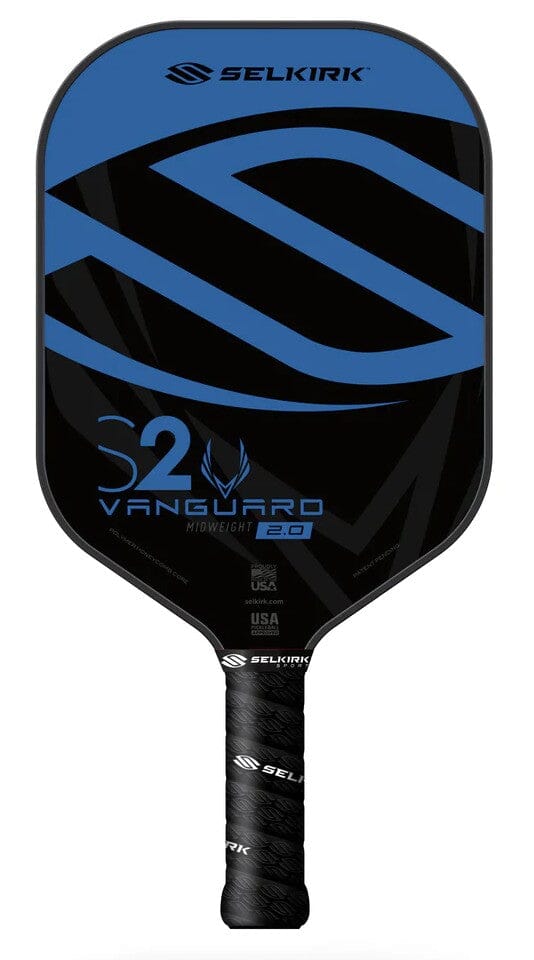 Selkirk Vanguard S2 Pickleball Paddle Pickleball Paddles Selkirk Light (7.3-7.8oz) Blue 