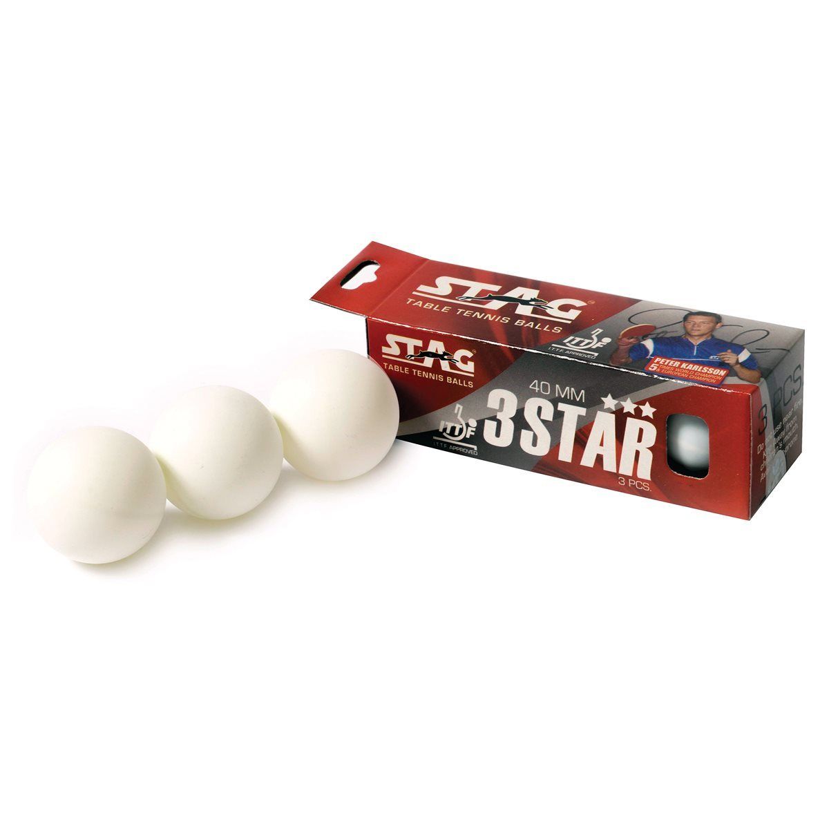 Stag 3-star Table Tennis Ball (6 balls)