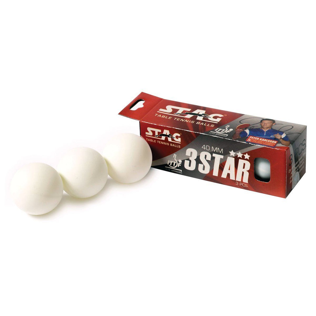 Stag 3-star Table Tennis Ball (6 balls) Ping-pong balls Stag 