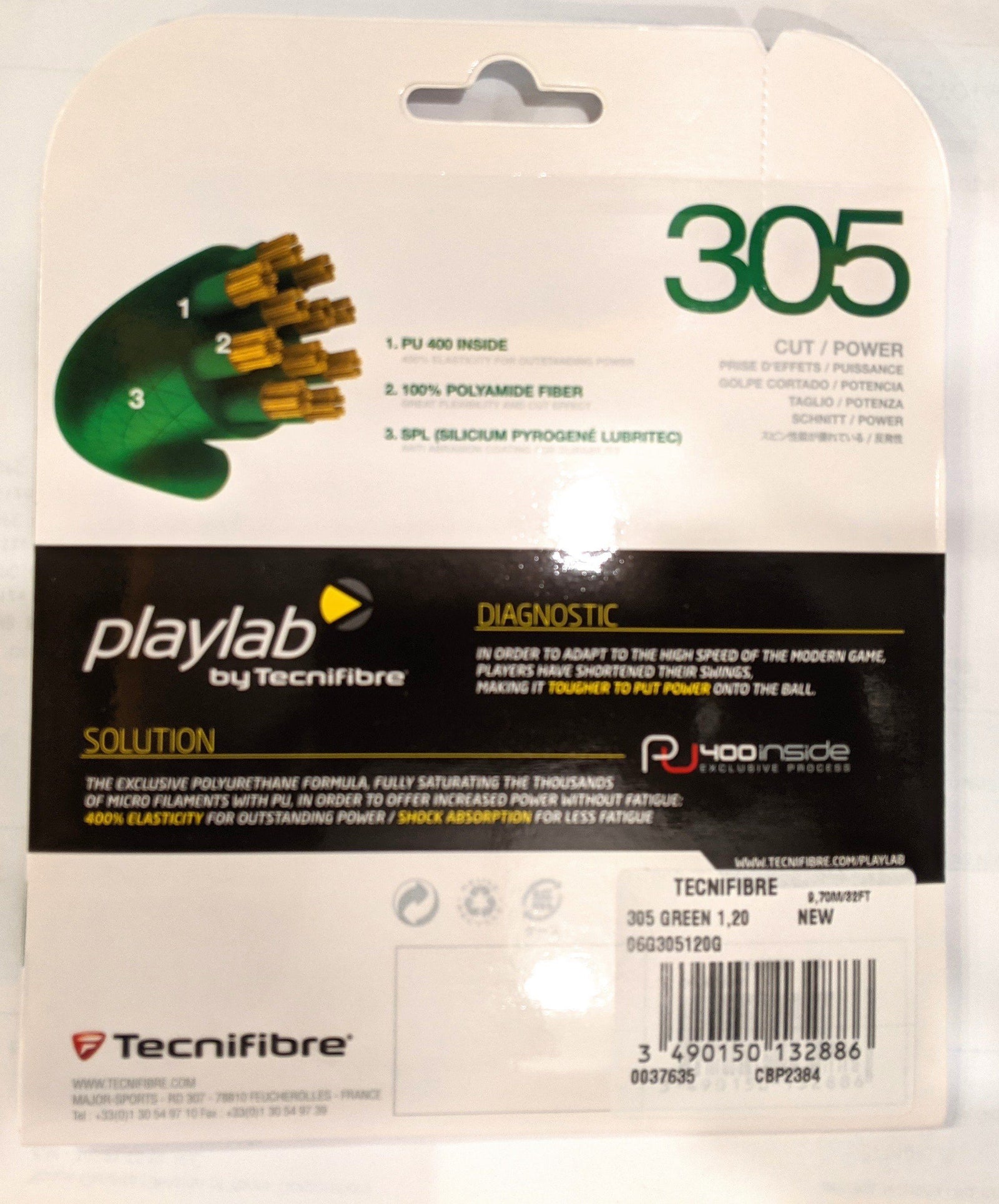 Tecnifibre 305 SPL 1.20 (17g) Squash String Set Squash Strings Tecnifibre 