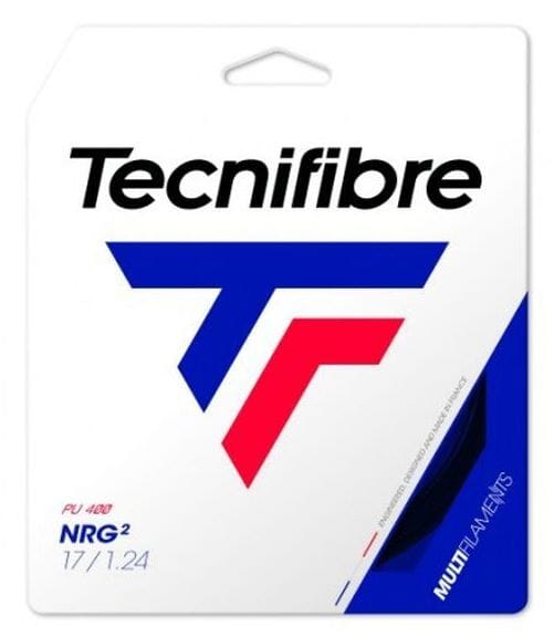Tecnifibre NRG2 PU400 17g Tennis 12M String Set Tennis Strings Tecnifibre Black 