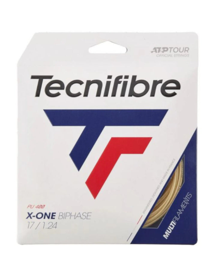 Tecnifibre X-One Biphase 17g Tennis 12M Cut Length String Set Tennis Strings Tecnifibre 