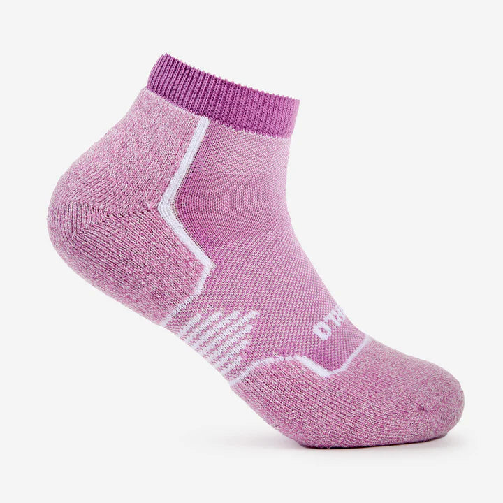 Thorlo Light Cushion Low-Cut Pickleball Socks Socks Thorlo Medium (9.5 - 11.5) Orchid 