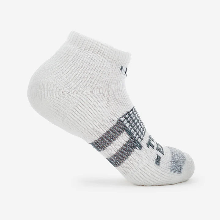 Thorlo Moderate Cushion Low-Cut Tennis Socks | VCMU Socks Thorlo Large (9.0 - 12.5) White 