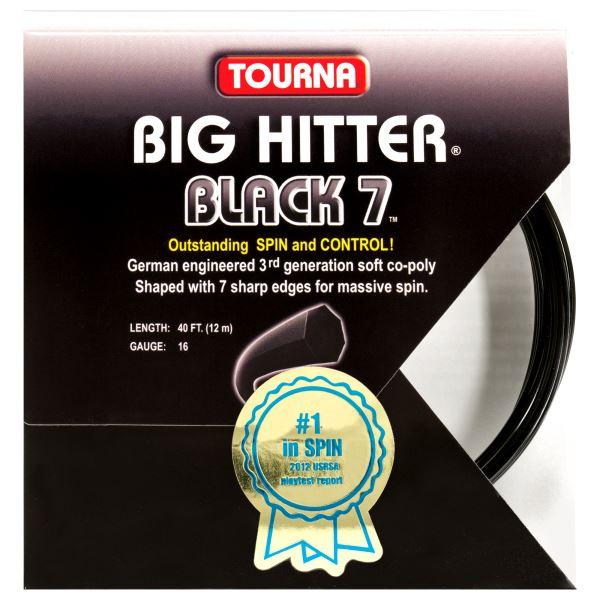 Tourna Big Hitter Black 16g Tennis 12M String Set Tennis Strings Tourna 
