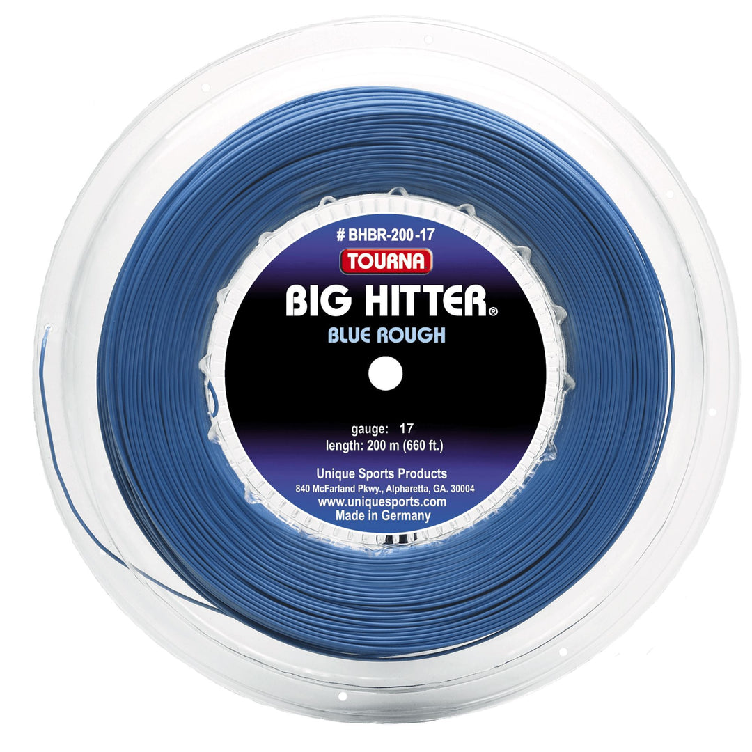Tourna Big Hitter Blue Rough 17g Tennis String 200m Reel