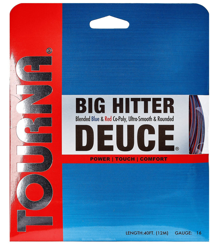Tourna Big Hitter Deuce Blue-Red 16g Tennis 12m String Set Tennis Strings Tourna 