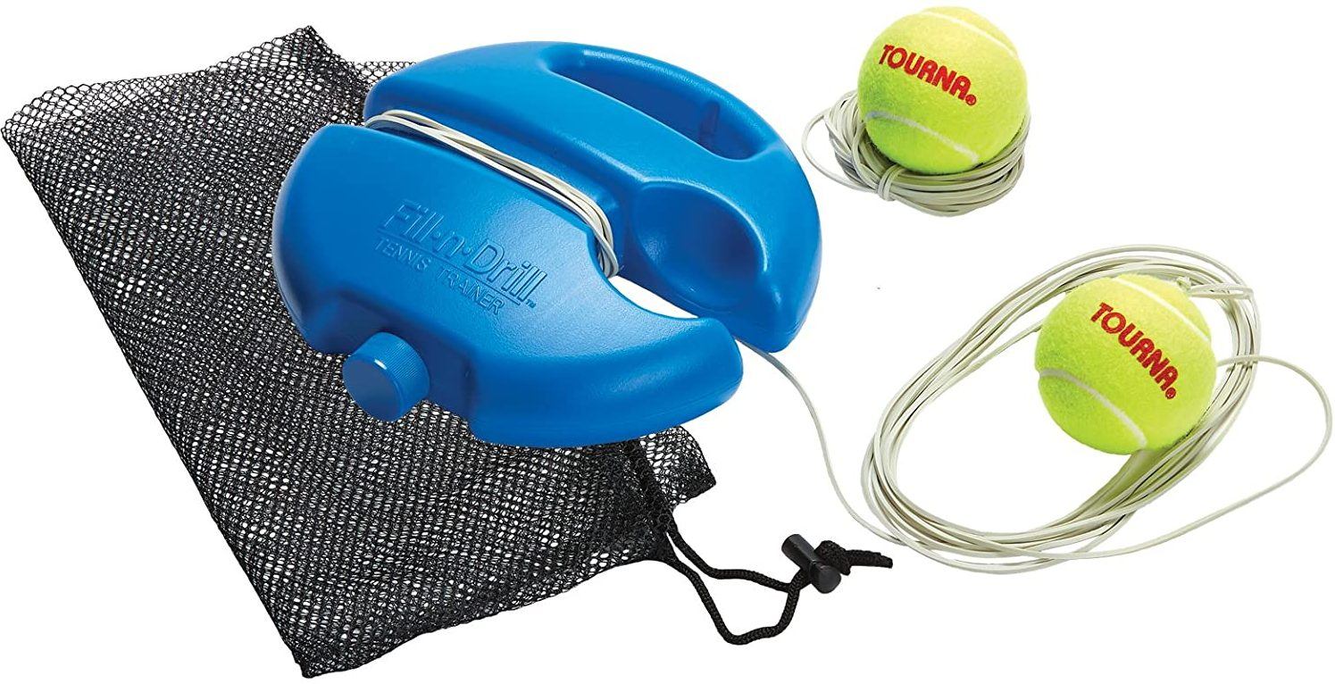 Tourna Fill-n-Drill Tennis Trainer with extra ball and string Training equipment Tourna 