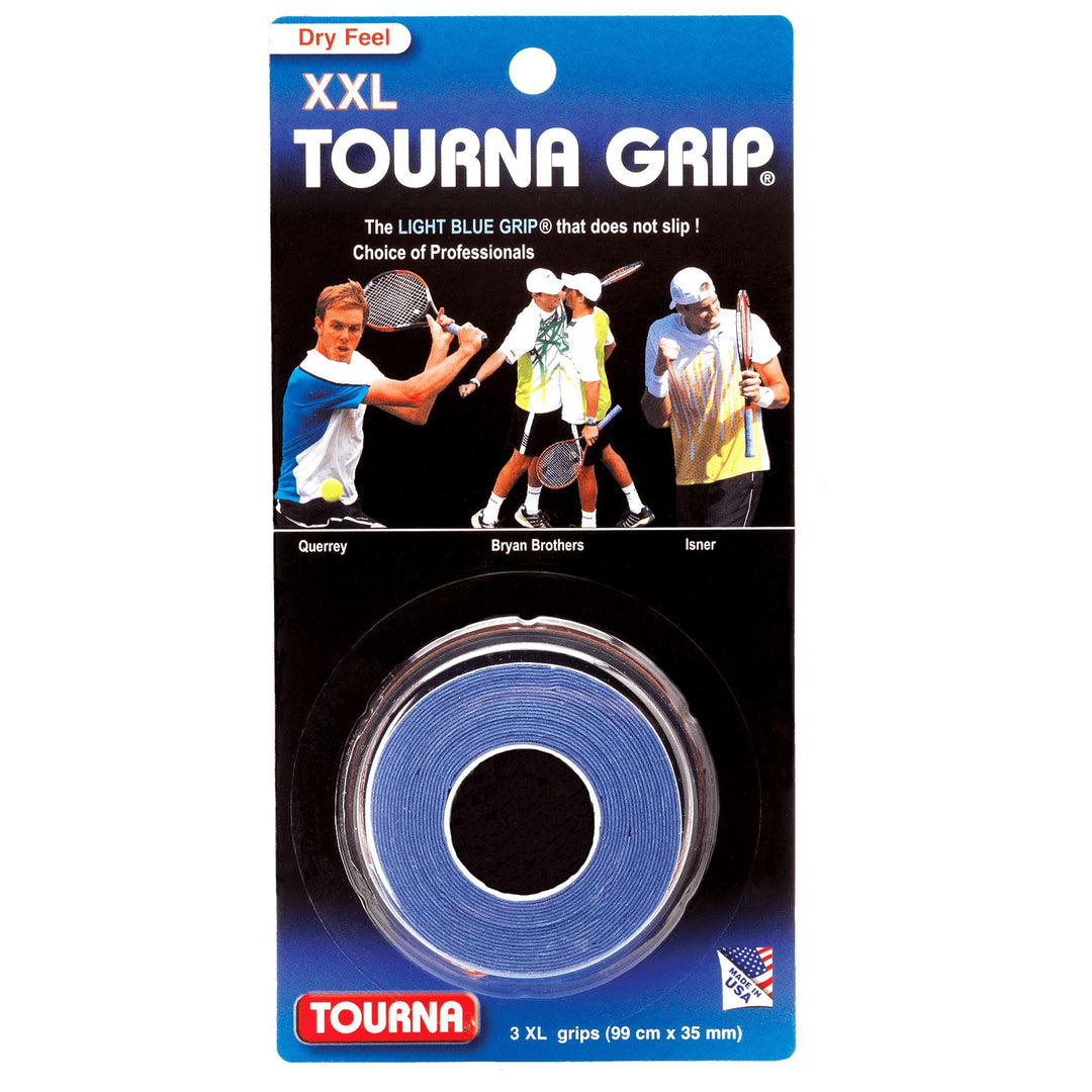 Tourna Grip XXL Dry Feel 3-pack Overgrips TG-1-XXL Grips Tourna 