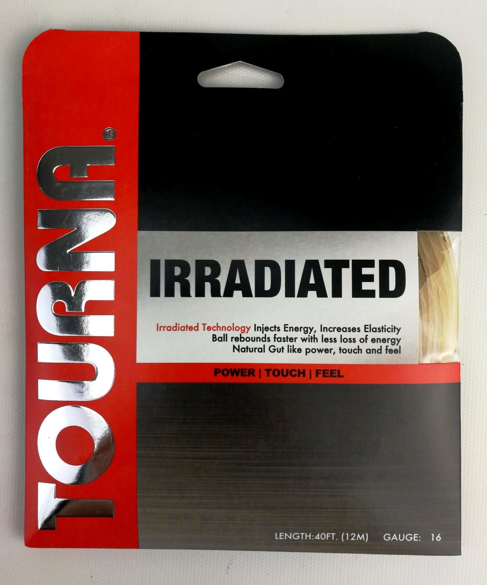 Tourna Irradiated 16g Tennis 12M String Set Tennis Strings Tourna 