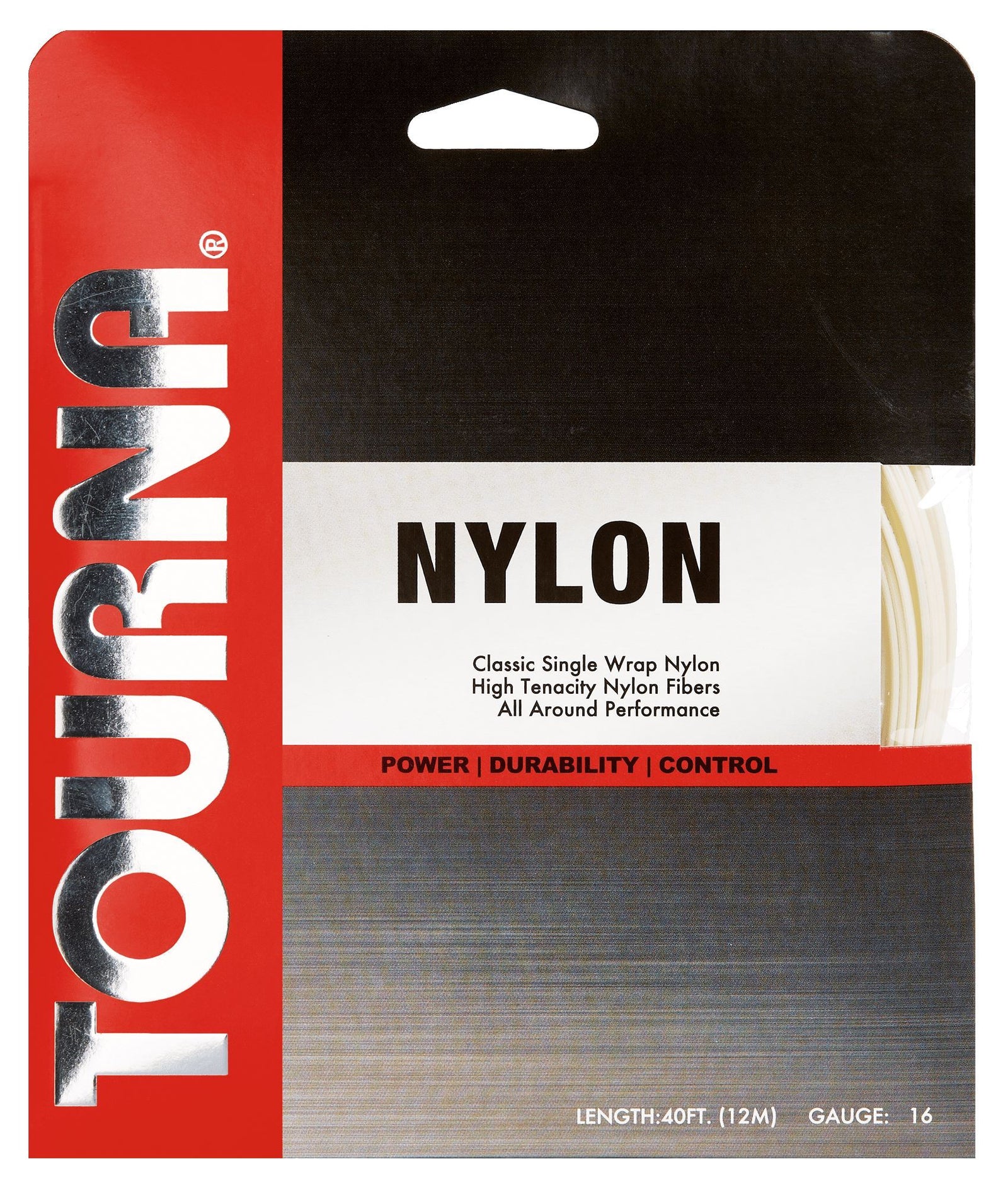 Tourna Nylon 16g Tennis 12M String Set Tennis Strings Tourna 