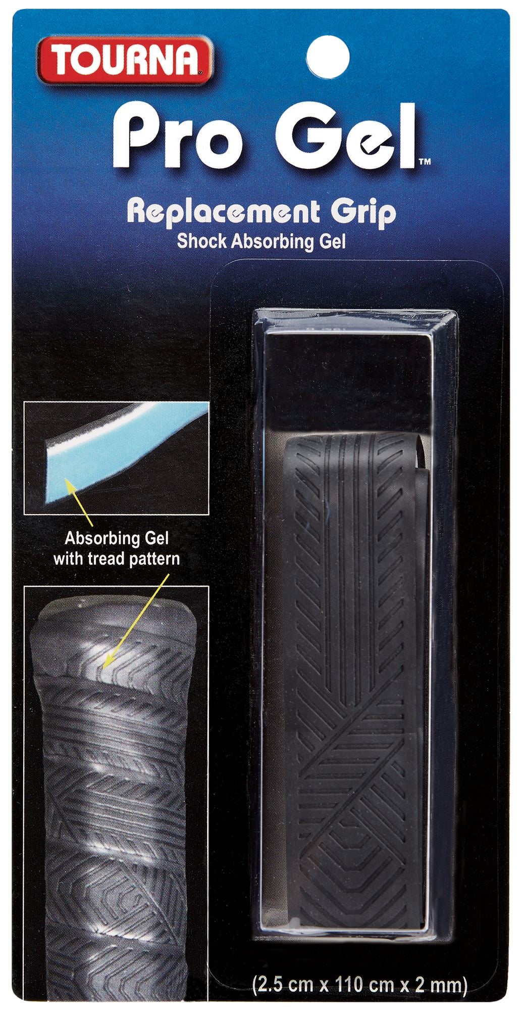 Tourna Pro Gel Cushion Regrip Replacement Grip Grips Tourna 