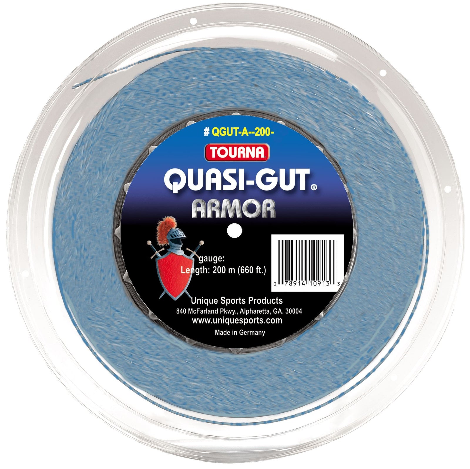 Tourna Quasi-Gut Armor 16g Tennis 200M/660Ft String Reel Tennis Strings Tourna 