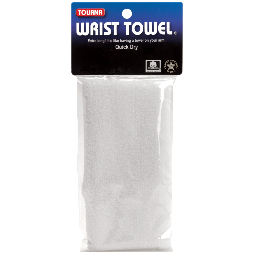 Tourna Wrist Towel Wristbands, Headbands Tourna White 