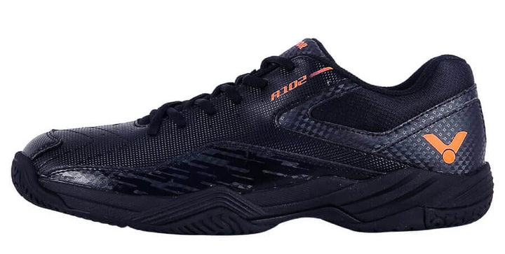 Victor A102 Unisex Court Shoes Wide U-Shape Black Men's Court Shoes Victor 