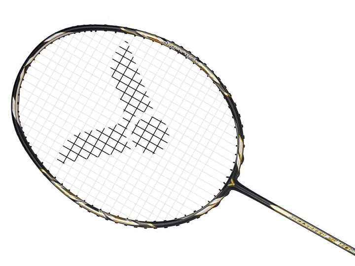 Victor JetSpeed S10 4U Badminton Racquet Unstrung [Black] Badminton Racquets Victor 