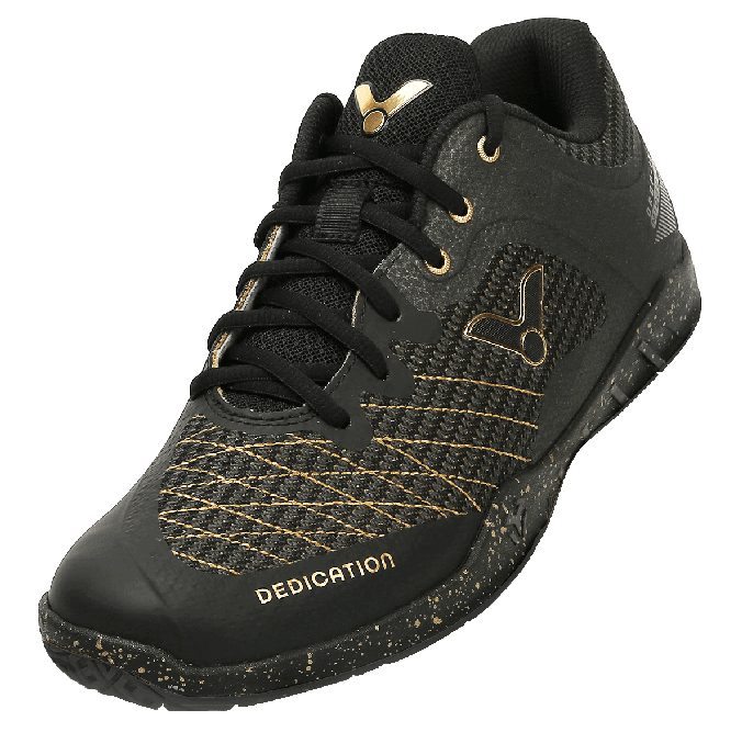 Victor VGHS-CX Court Shoe Hendra Setiawan Black/Gold Men's Court Shoes Victor 