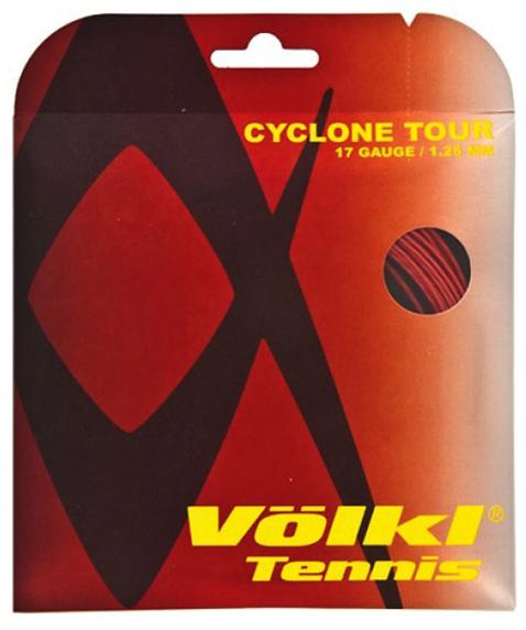 Volkl Cyclone Tour 17g Red Tennis 12M String Set Tennis Strings Volkl 