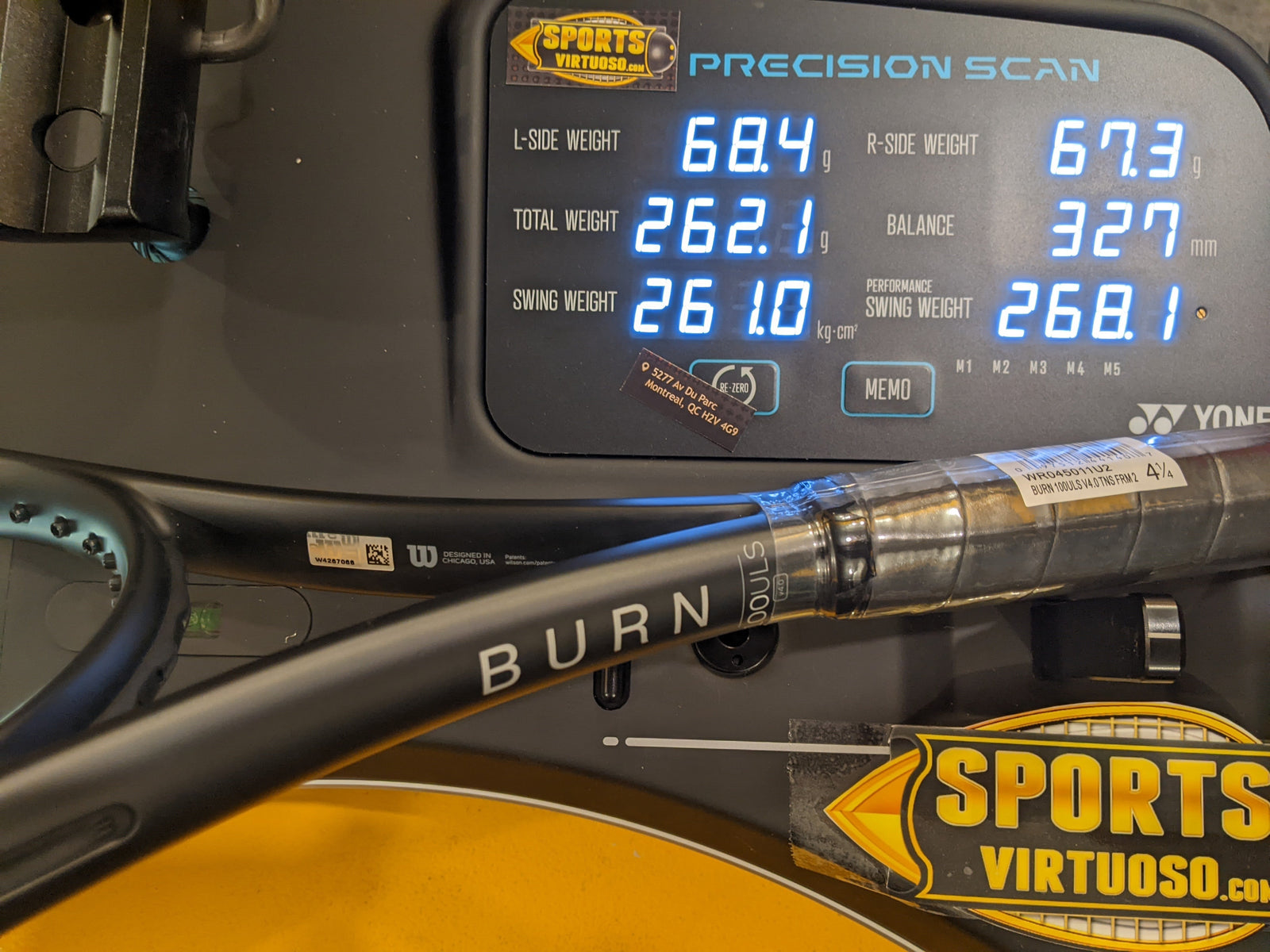 Wilson Burn 100ULS V4.0 Tennis Racquet Unstrung Tennis racquets Wilson 