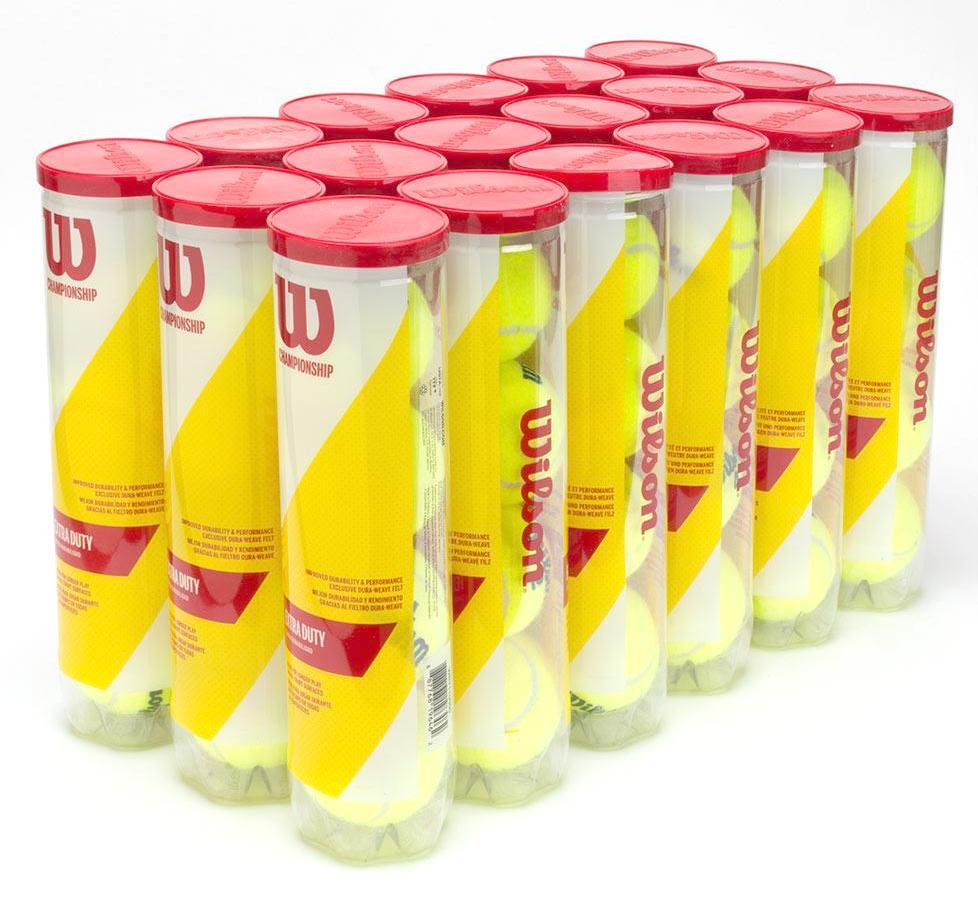 Wilson Championship Extra Duty Balls Case - 18 of 4 Ball Cans (72 balls) Tennis balls Wilson 