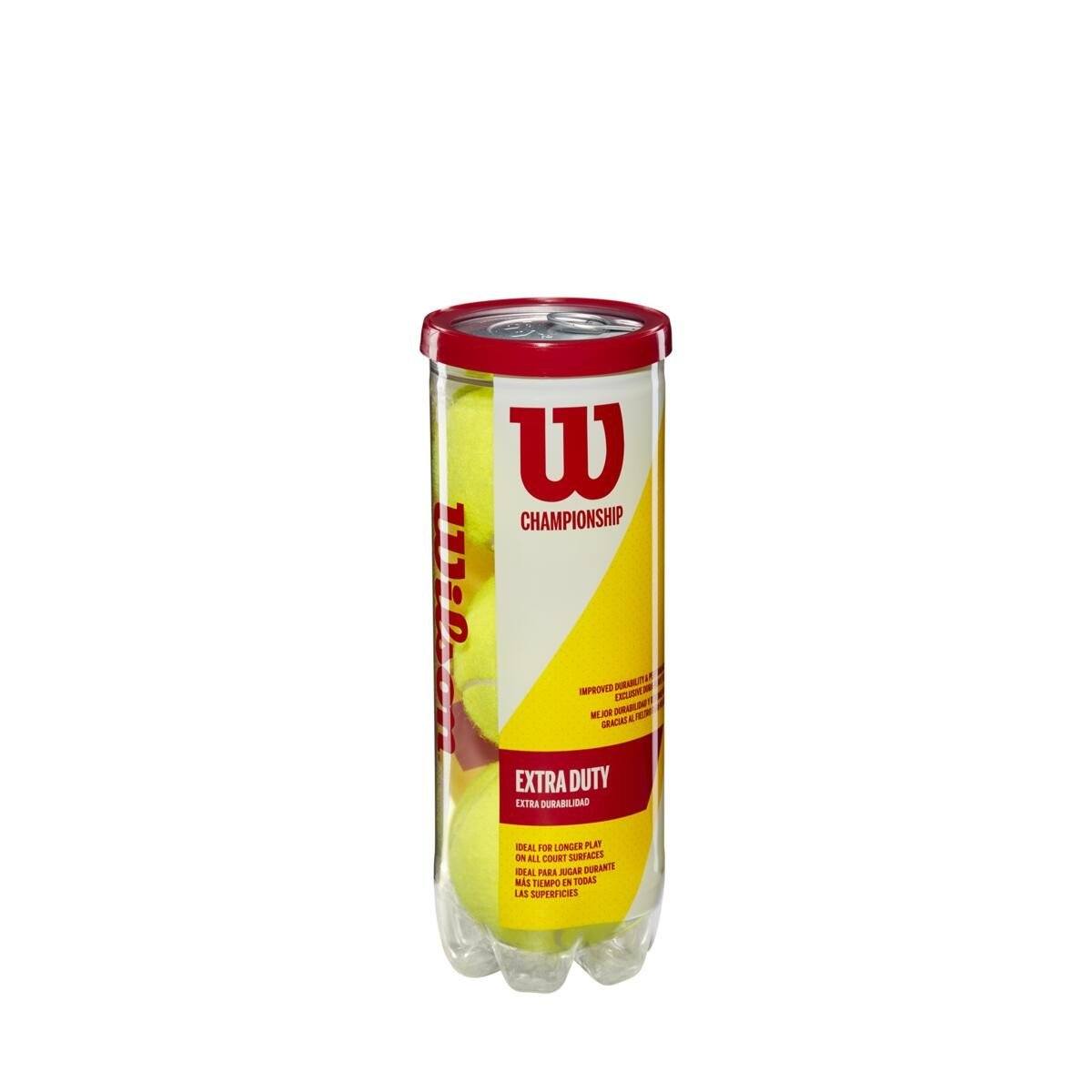 Wilson Championship Extra Duty Tennis Balls 3 Ball Can - 4 Pack (12 balls) Tennis balls Wilson 