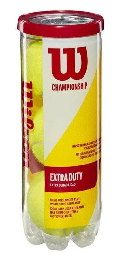 Wilson Championship Extra Duty Tennis Balls 3 Ball Can Tennis balls Wilson 